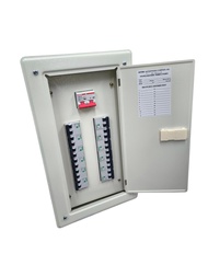 Panel Board 125A 100A 80A Main 2 Pole with 12 Branches Miniature Circuit Breaker Metal 2 Pole Main H