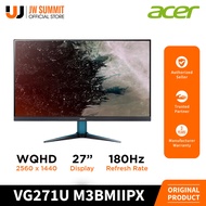 Acer Nitro VG1 VG271U M3BMIIPX 27" WQHD 2560x1440 IPS Technology 1ms 180Hz Gaming Monitor