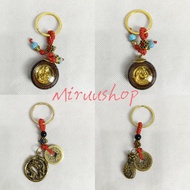 GANTUNGAN Maitreya Buddha God Keychain Julaiut Goddess Kwan Im Dewi Welas Asih Money Bag Shio Dragon