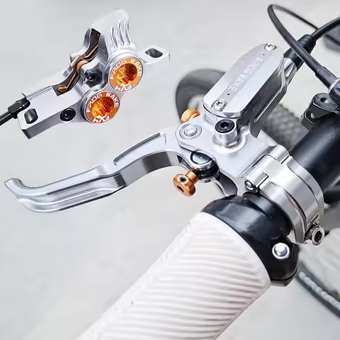 Frog Wake Mountain Bike Hydraulic Disc Brake 4 Piston Front Rear FV4-H Aluminum InLine Lever Bicycle