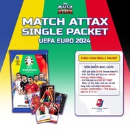 Match Attax Euro 2024 Pack - Single card Pack - Topps Match Attax Euro 2024 - Genuine Euro Player Ca