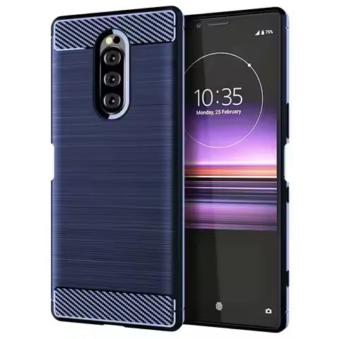 For Sony Xperia 1 J8110 J9110 Case Silicone Bumper Shockproof Silicon TPU Soft Back Cover Matte Case