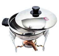Maspion Deep Soup Bowl Panci Prasmanan Cathering Set Bulat Stainless