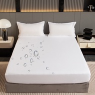 Waterproof Bed Sheet Single/Queen/King Bed Cover Soft Skin-friendly Fittedsheet Bedsheet Mattress Protector