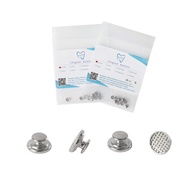 Monoblock Lingual Button Self Adhesive Stainless Steel Orthodontic Appliances For Palatal Bar Lingua