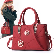 LEATHER MK SLING HAND BAG