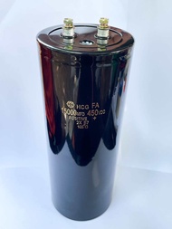 (แพ็ค1ตัว) C 15000UF 450VDC แบบขันน็อต ยี่ห้อ Hitachi ขนาด 9x23CM ทนร้อนสูง 105C วัดค่าก่อนส่งทุกตัว