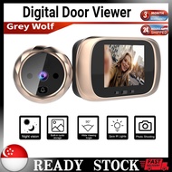 【SG STOCK】Doorbell LCD Door bell camera Smart Video Doorbell Digital Door Viewer New Door Bell Camer