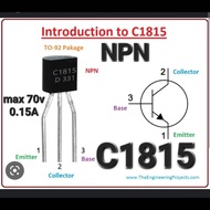 DDL99 c1815 transistor npn 2sc1815 2sc c 1815 npn
