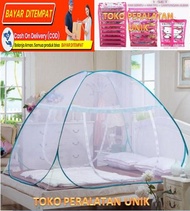 TOKO PERALATAN UNIK - BUTTERFLY KELAMBU TEMPAT TIDUR ANTI NYAMUK 180X200 CM KLAMBU KASUR  KELAMBU BA