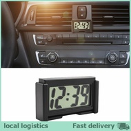H&Z Large LCD Time Screen Car Digital Clo 12V Mini Dashboard Portable Vehicle Accessory for Accurate