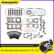 Engine Parts Head Gasket Bolt Set Fit 3.3 3.5 L V6 Gas For Hyundai Santa Fe Kia Sorento Sedona 3.3L 