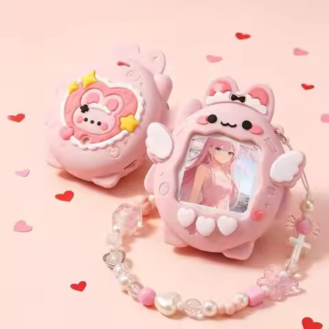 For Tamagotchi Connection Bunny Silicone Protective Case Anti Fall Cute Carton Game Console Shell Gi