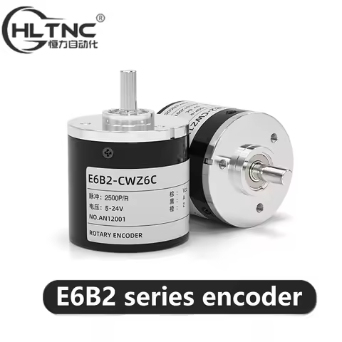 HLTNC Rotary Encoder E6B2-CWZ6C E6B2-CWZ1X E6B2-CWZ3E With 100 200 360 500 600 1000 1024 2000 2048 2