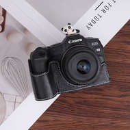 Suitable for Canon R8 R50 Camera Bag R10 Base R100 Leather Case R50V Accessories Rp Protective Shell