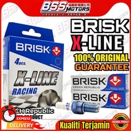 Brisk X-Line Racing Spark Plug XLine For Y15ZR R15 FZ150 LC135 NVX155 NMAX VF3i RFS150 RS150 Ninja 250 R25