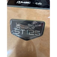 H2C Embossed Sticker Under The Seat Honda Dax 125