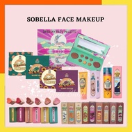 Sobella Eyeshadow Palette Foundation Blusher Primer Setting Spray Eyeliner Shading Stick Compact Pow