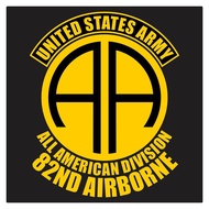 United States Army 82nd Airborne All American Division, Cutting Sticker