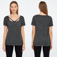 R*ck&Republic Women Cut-Out Strap Neckline t-shirt t-shirt/ brandedWanita t-shirt/ latestWanita