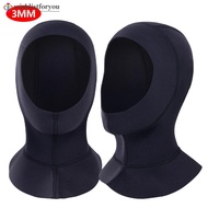 Wishlistforyou 3mm Neoprene Thermal Scuba Diving Hood Wetsuit Cap Stretchy Scuba Dive Hood for Men W