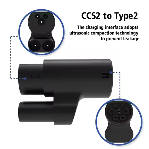 2026 Electric Car Charger CCS2 To TYPE 2 Connector for Tesla Model Y S X 3 Electric Vehicle Type2 EV