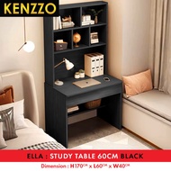 พร้อมส่ง Kenzzo : โต๊ะทํางาน โต๊ะโต๊ะคอม โต๊ะการบ้าน มีลิ้นชัก Ella Study Table / โต๊ะ / โต๊ะเรียน