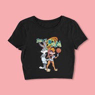 Crop Top Space Jam Style Y2K Baby Tee