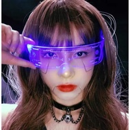 Colorful Led Glasses Cyberpunk Halloween Led Glasses