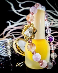 【幸運小精靈】設計款 - 超七/閃靈鑽/金太陽手鍊