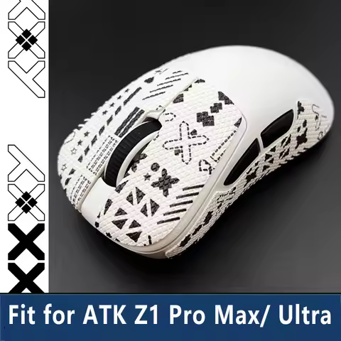 Mouse Grip Tape for ATK Z1 Gaming Mouse Anti-Slip Sweatproof Stickers Premium Adhesive Enhanced Cont