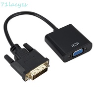 LACYES DVI-D DVI To VGA Adapter, DVI To VGA DVI Input DVI-D DVI To VGA Converter, Easy To Install VG
