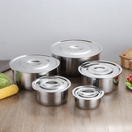 The Set Of 5 Piece Stainless Steel Pot Without Handle Is Convenient, Can Hold The Induction Hob | Gd492