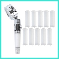 Homedaum 3 step Adjustable ON/OFF Multifunction Shower head + Filter 10p set