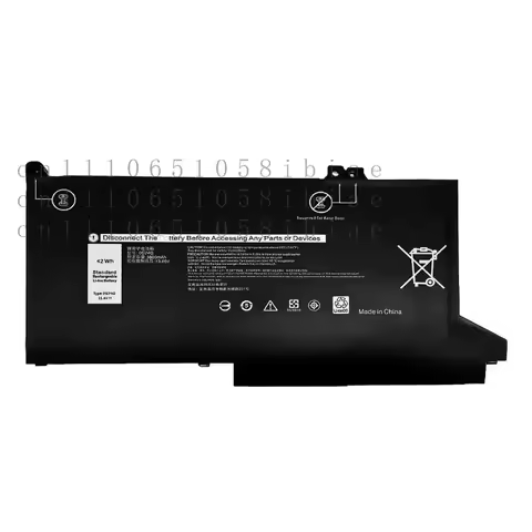 3Cell New 11.4V 42Wh Laptop Battery 0G74G For Dell Latitude Latitude 5300 7280 7290 7380 7390 7480 7