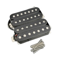Alnico 5 7-String Electric Guitar Humbucker Pickup Coil Splitting Pickup N-8.8K/B-14.2K Black Guitar