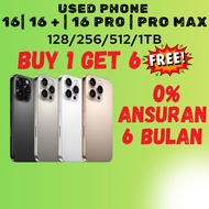 Phone 16 P Max Second Hand (Bukan LL) 128GB/256GB/ 512GB/1TB  Telefon Pintar Murah