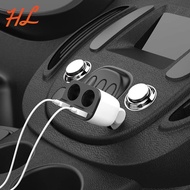 Hoco Z28 Multifunctional Car Charger Splits 2 Pipes, 2 USB Ports - Genuine