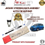 #ANSHIN#STEERING RACK ASSEMBLY WITH TIE ROD END PERODUA ALZA 2009-2018 D46T 1.5 (ASG-44200-BZ152)