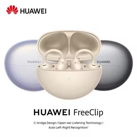 Original HUAWEI FreeClip Earphones Ear Clip Wireless Bluetooth 5.3 Headphones Call Noise Reduction E