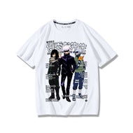 T TW Gojo Go Kakashi Aizawa Shota Co-Branded T-Shirt Japanese Anime Peripheral Clothes Two-Dimension