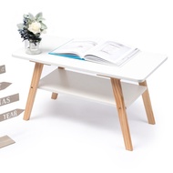 Coffee Table Wooden Bedside Table Wooden Double Side Table Simple Nordic Style Small Table Sofa Cust