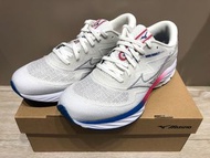 Mizuno Women Wave Rider 27 White 女裝 路跑鞋 跑步鞋