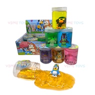 3pcs cute Bluey Minecraft slime toys