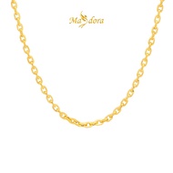 MASDORA 916 Gold Necklace Rantai Leher Emas ~ Sauh Hollow High Polished Necklace(EMAS 916/22K)