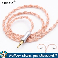 สายหูฟัง BQEYZ สายทองแดงคริสตัล4แกน2Pin 0.78มม. สายอัพเกรดหูฟัง Hifi 2.5/3.5/4.4มม. สายเคเบิลสำรองสำ