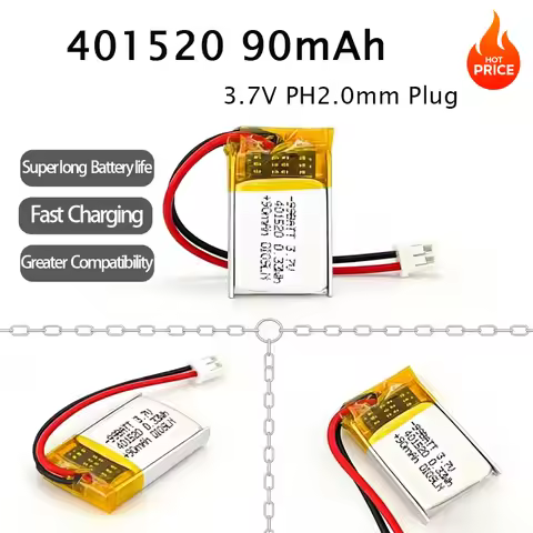 1-10Pcs 401520 3.7V Li-Polymer Battery Replacement for 401519 401420 Bluetooth Earphone Wireless Mou