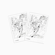 I Only Like Your Person Set Photo Card Self-Printed Photo Card 10cm Line Draft High-Appearance Homem