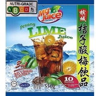 My Juice Penang Lime Juice and Products 槟城桔子酸梅饮品