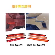 Perodua Myvi Lagibest (2012-2014) Alza Old (2009-2013) Rear Bumper Reflector Light LED / Lightbar (Red / White /Smoke)